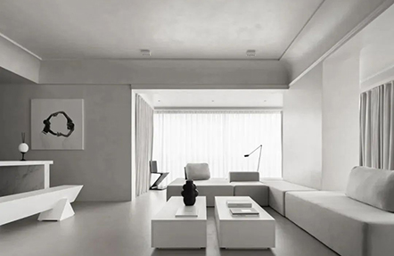 Simple black and white style, free and easy home